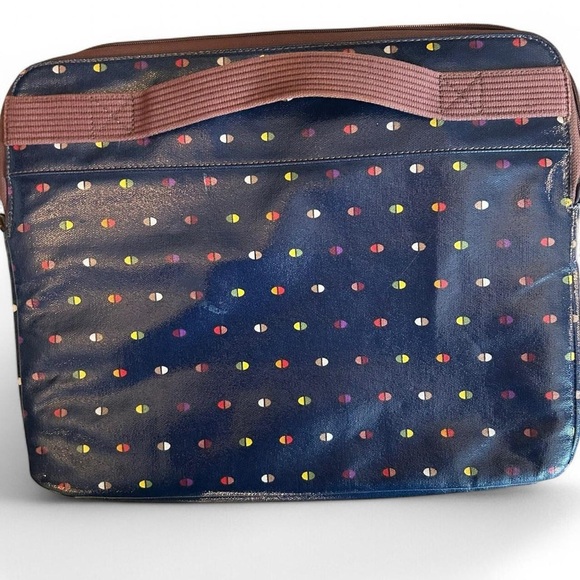 Fossil Key Per Computer Case - Very Good Condition, Coated Canvas, 15” x 12” - Picture 3 of 7